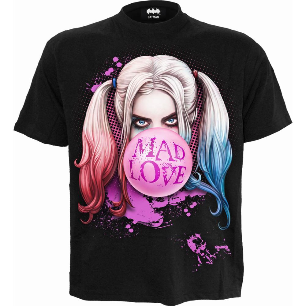 Spiral Harley Quinn - MAD LOVE Unisex T-Shirt - Schwarz